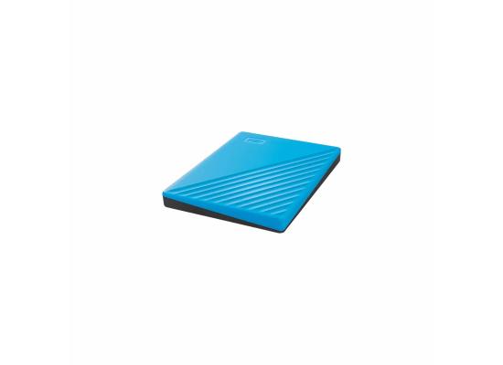 WD 2TB My Passport Portable External Hard Drive, Blue